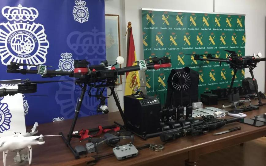 Desarticulan una banda que traficaba con drones entre Ceuta y Marruecos