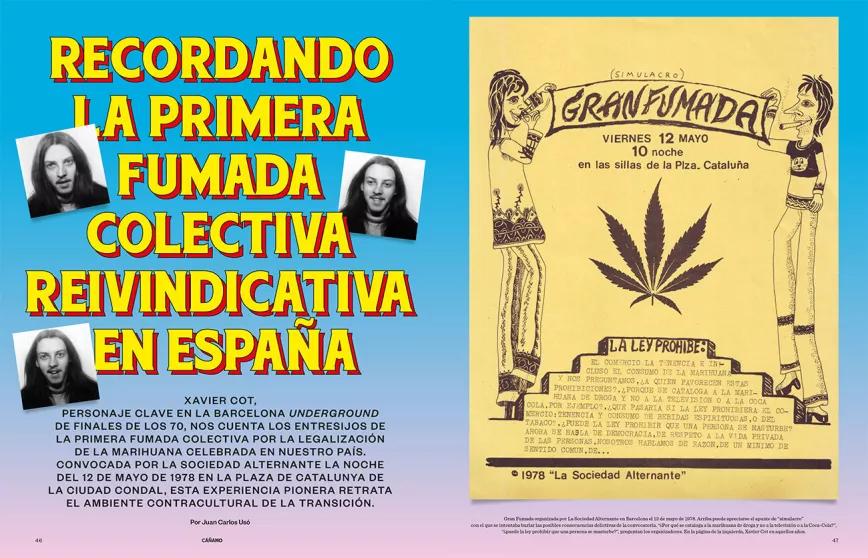 Recordando la primera fumada colectiva reivindicativa celebrada en España