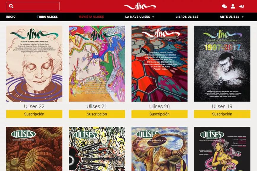 La mítica revista psiquedélica Ulises inaugura su edición web