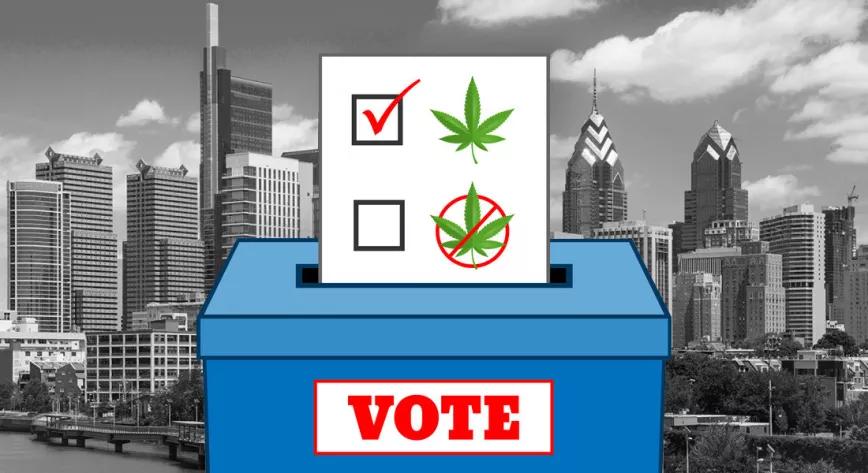 Los ciudadanos de Filadelfia votan a favor de legalizar de cannabis en un referéndum