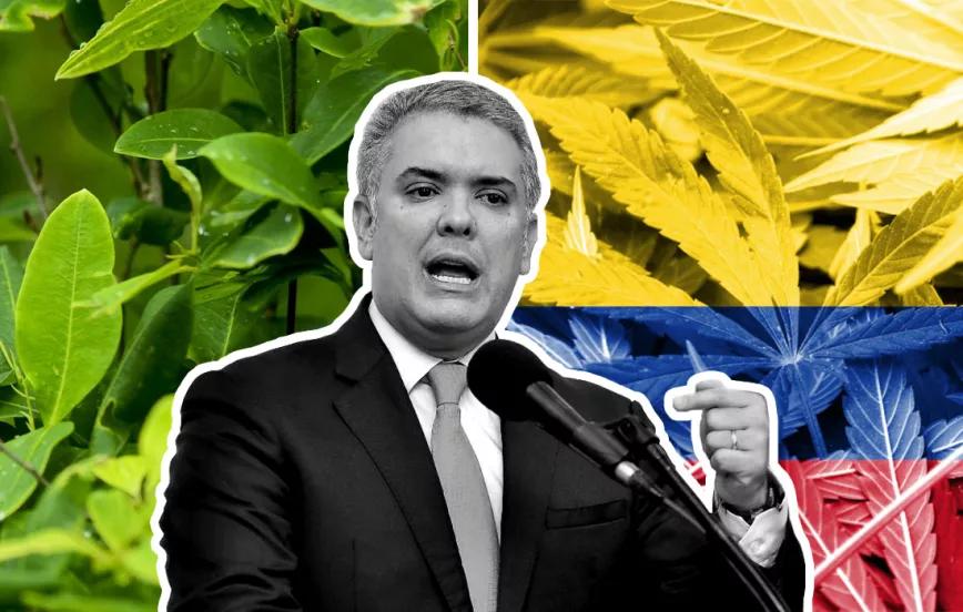 El presidente colombiano reivindica la producción de cannabis pero no la de coca