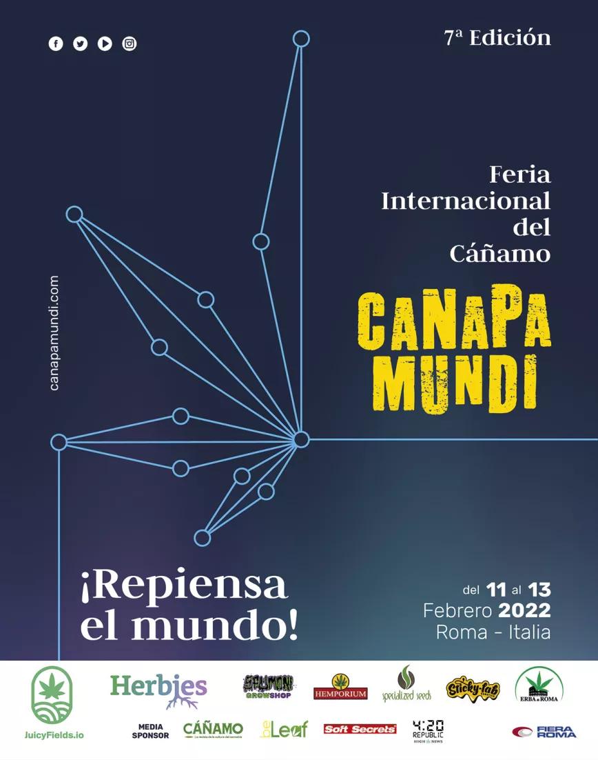 La feria Canapa Mundi vuelve a Roma del 11 al 13 de febrero  