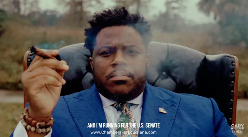 Un candidato a senador en EE UU se fuma un blunt de marihuana en un vídeo contra la prohibición