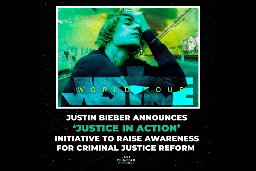 Justin Bieber se suma a la protesta por los presos del cannabis 