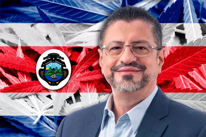 El presidente de Costa Rica anuncia una legalización de la marihuana recreativa