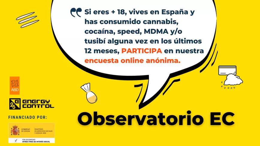 Energy Control lanza una encuesta para usuarios de drogas ilegales en España 