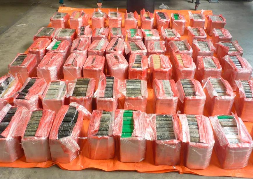 Las toneladas de cocaína se acumulan en el puerto de Amberes, en Bélgica