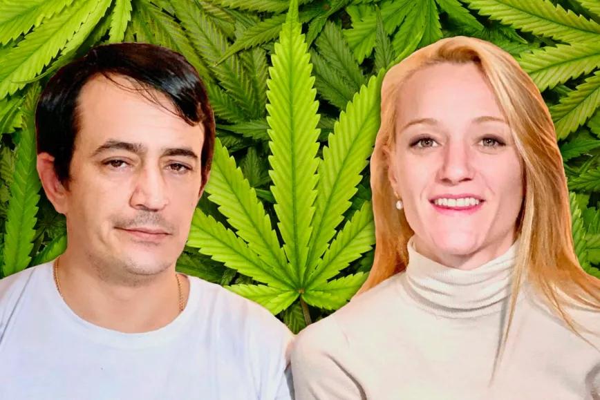 Silvia y Simón del vídeo del plazo fijo buscan inversores para cultivar cannabis 