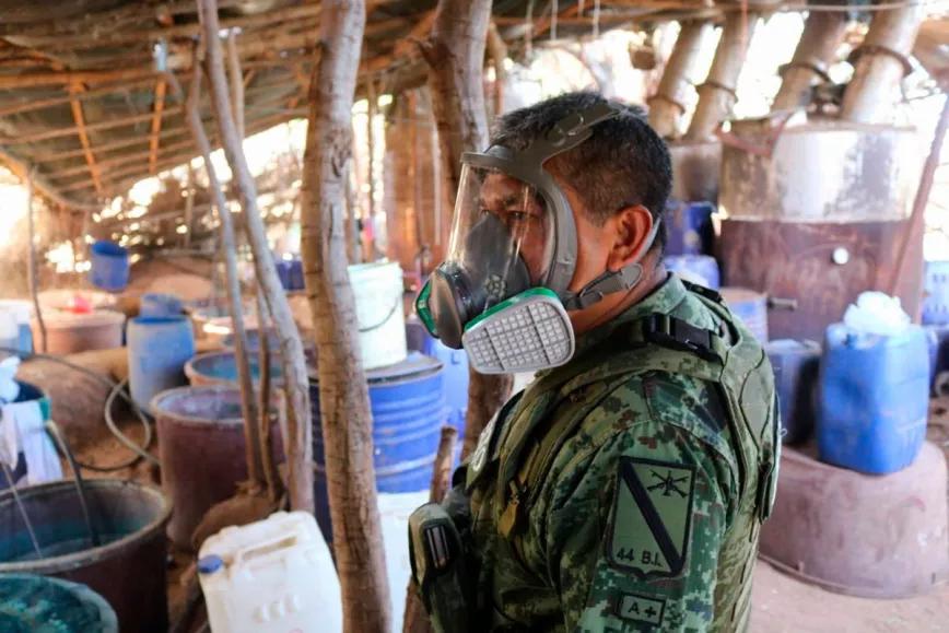 México desmantela el mayor laboratorio de metanfetamina de la historia