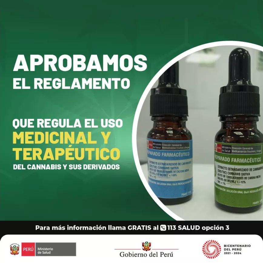 Perú publica el reglamento del cannabis medicinal 