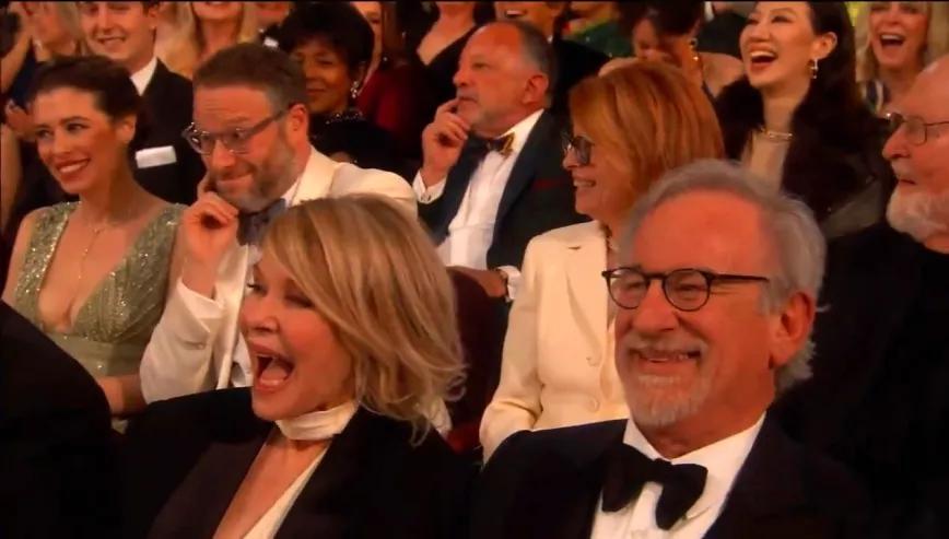 “Dale una seta alucinógena a Spielberg”, la broma psicodélica de los Óscar