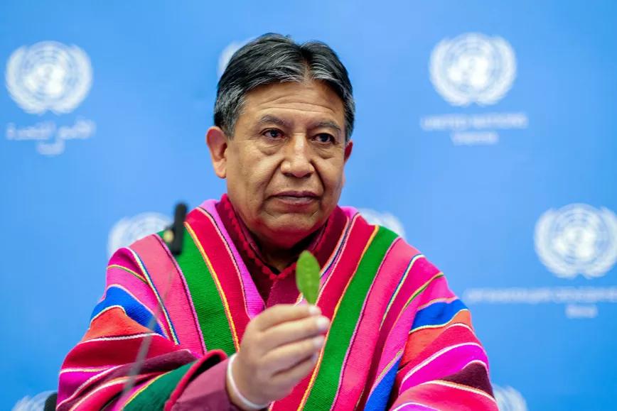 Bolivia anuncia en la ONU que intentará acabar con la prohibición de la hoja de coca 