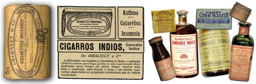 Extractos de cannabis y cigarrillos terapéuticos para el asma, el catarro y el insomnio
