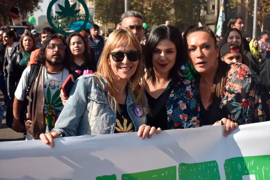 Chile pide la legalización del cannabis en la 17ª Marcha Cultiva tus Derechos 