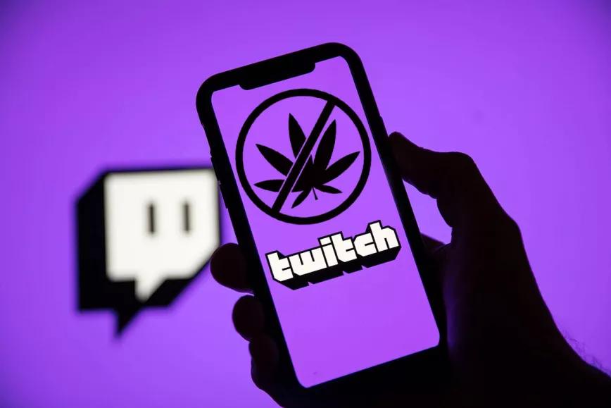 Twitch prohíbe los patrocinios de cannabis y CBD 