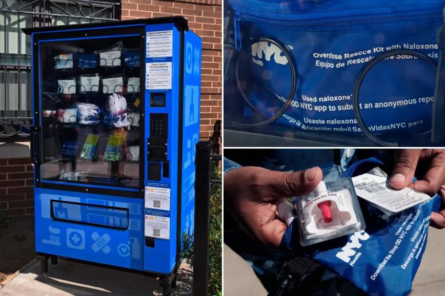Nueva York instala máquinas con pipas de crack y fármacos para revertir sobredosis