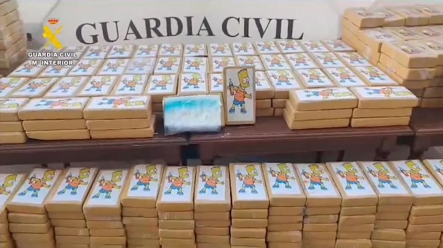 Incautan 600 kilos de cocaína que llegaron a Valencia en un contenedor marítimo 