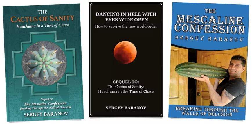 Portadas de los libros publicados por Baranov.