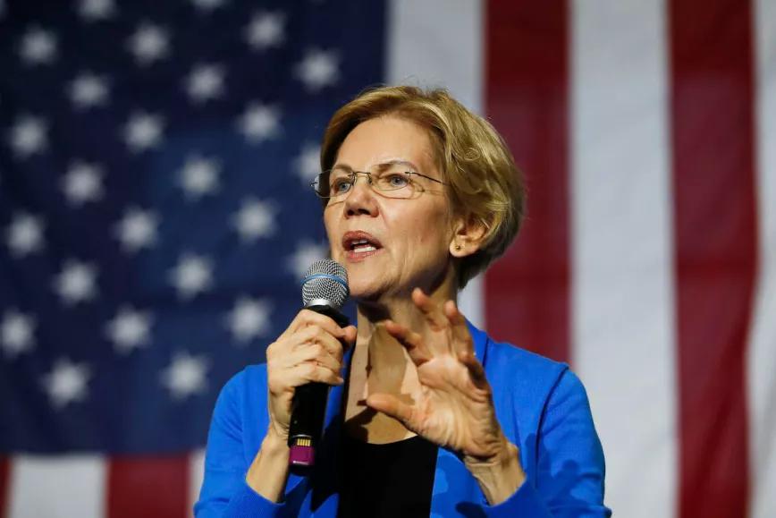 Elizabeth Warren, senadora de Massachusetts, advierte sobre la monopolización de la industria del cannabis por grandes empresas.