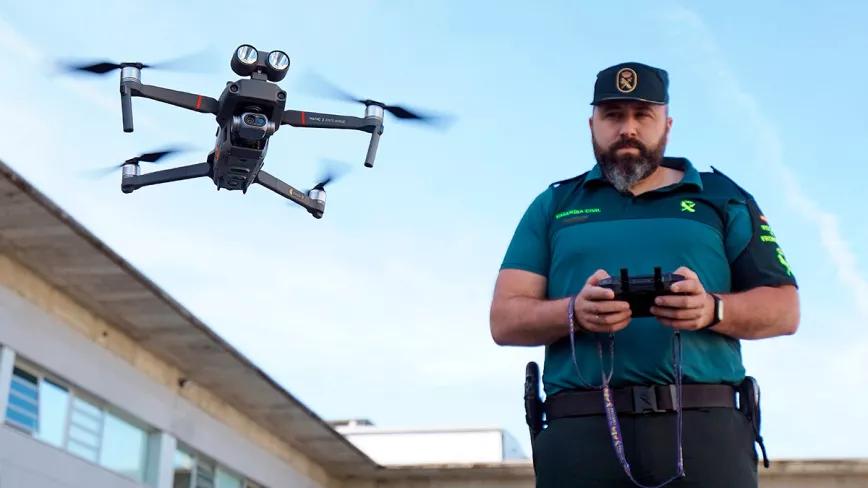 La Guardia Civil persigue cultivadores de cannabis con drones