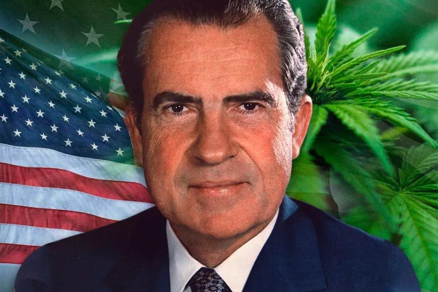 Se revelaron cintas de audio en las que Nixon admitió que la marihuana “no es particularmente peligrosa”