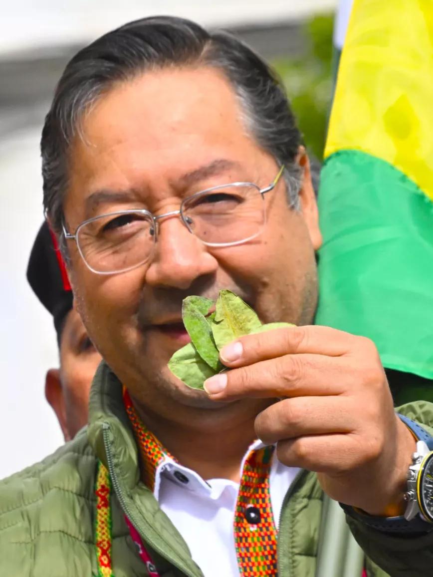 El presidente de Bolivia defendió la planta de coca