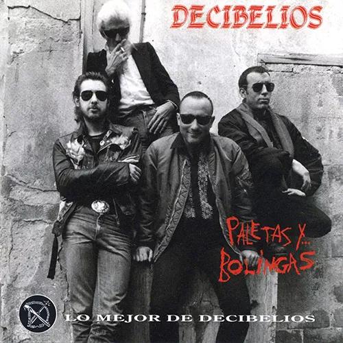 Portada del disco Paletas y bolingas. Lo mejor de Decibelios (1994).