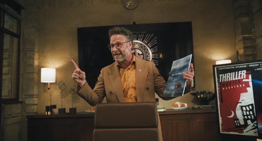 El actor y showrunner Seth Rogen encarna a Matt Remick, el protagonista de The Studio.