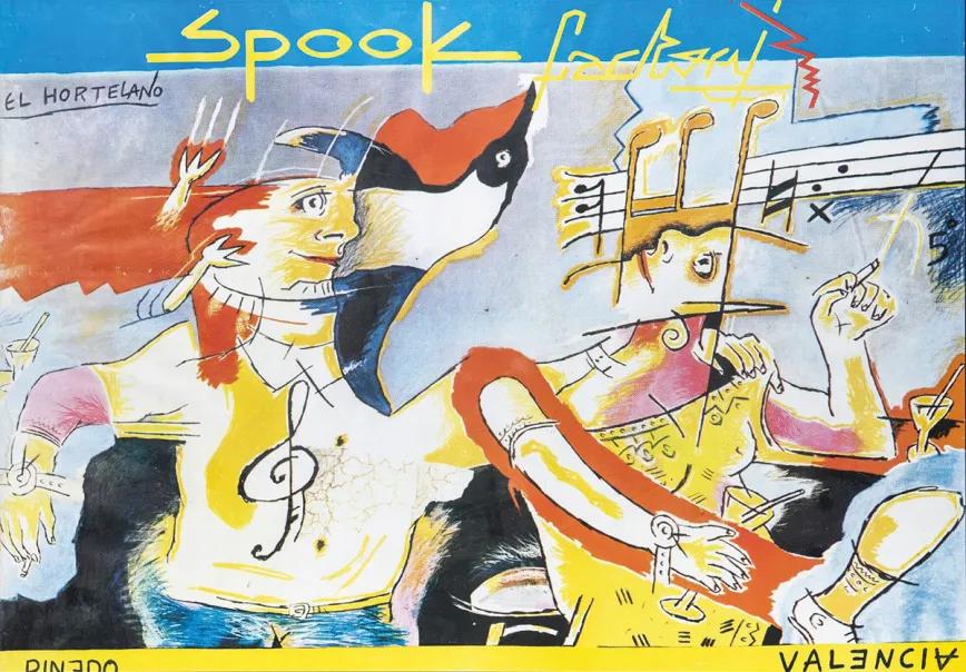 Diseño de El Hortelano para el club Spook (1988).