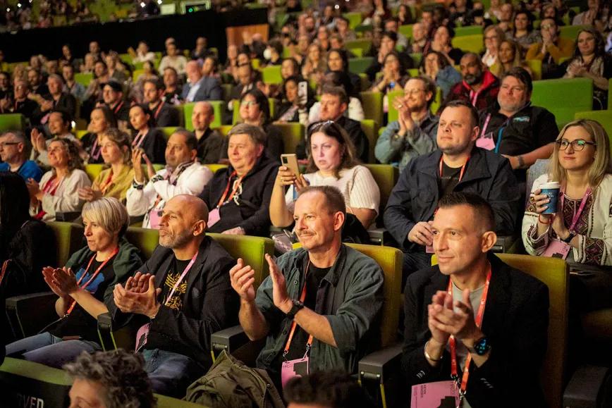 Audiencia de la HRI25, The Harm Reduction International Conference, celebrada en Bogotá.