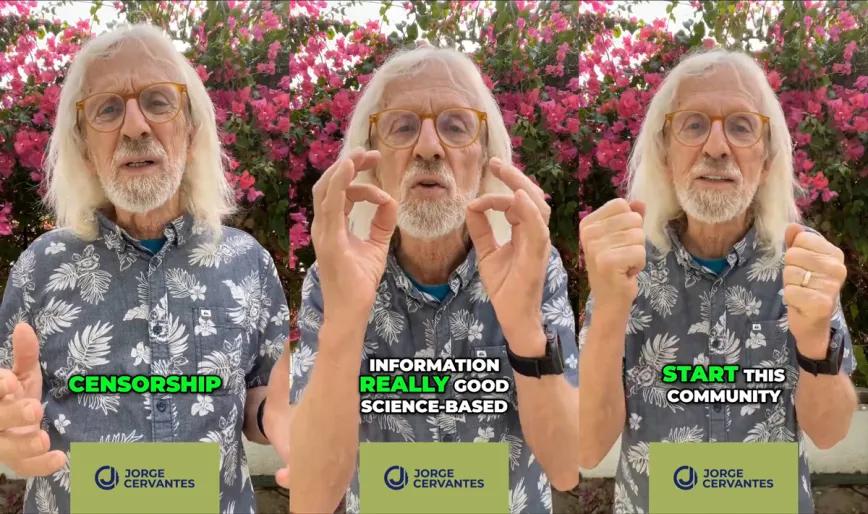 Jorge Cervantes anuncia proyecto para escapar a la censura digital