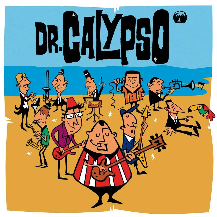 Ilustración para el poster 20 aniversario de Dr. Calypso.