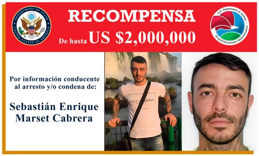 Poster de Recompensa de Sebastián Marset