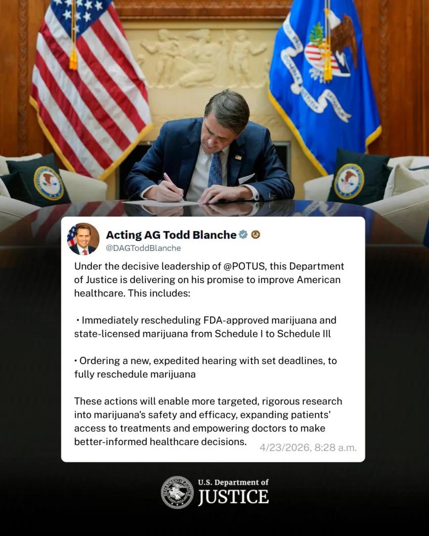 EE UU mueve el cannabis medicinal hacia la Lista III