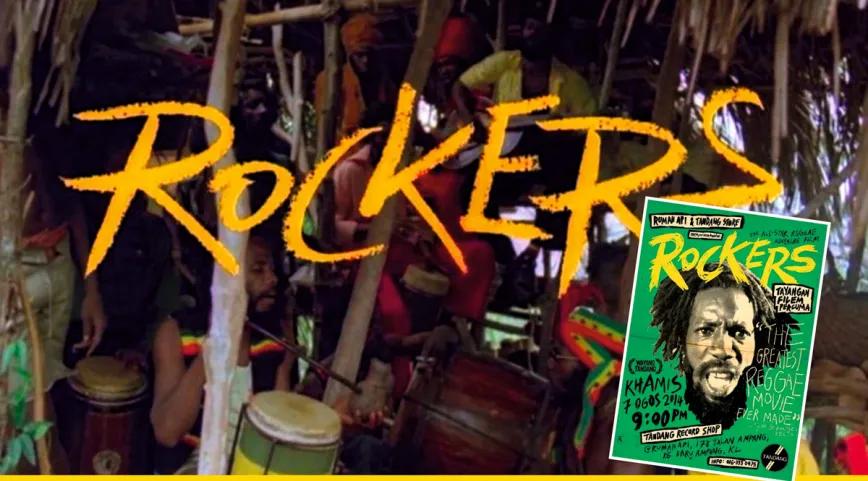 Los Abyssinians en la memorable introducción de Rockers y cartel de la película de Ted Bafaloukos. Abajo, cartel de Pressure (Horace Ové, 1970),  el primer filme inglés protagonizado por negros y centrado en los conflictos de los hijos de la generación Windrush.