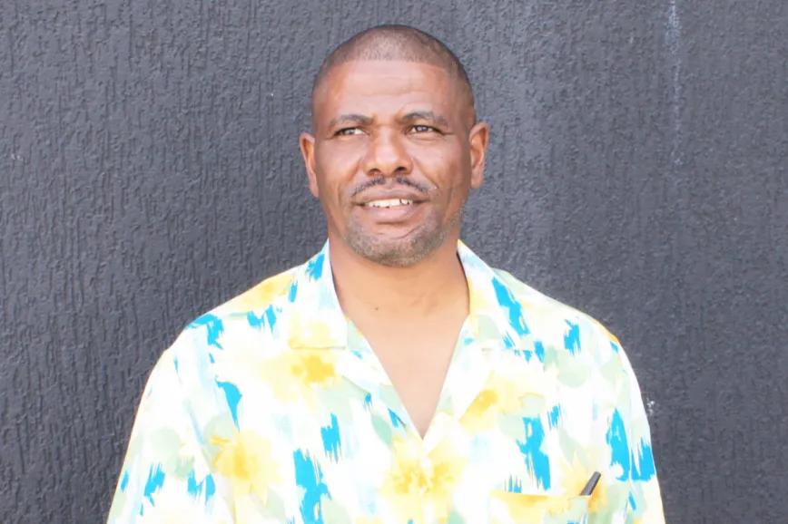 Brian Jaftha, presidente de Ganja Users of Namibia Party (GUNP) 