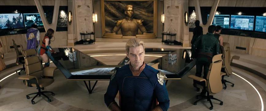 El actor Anthony Starr borda el personaje de Homelander en The Boys, una parodia de Superman/Trump.