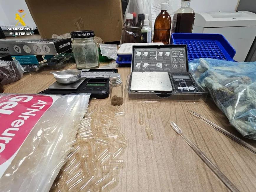 Sustancias requisadas en la operación Quimera.