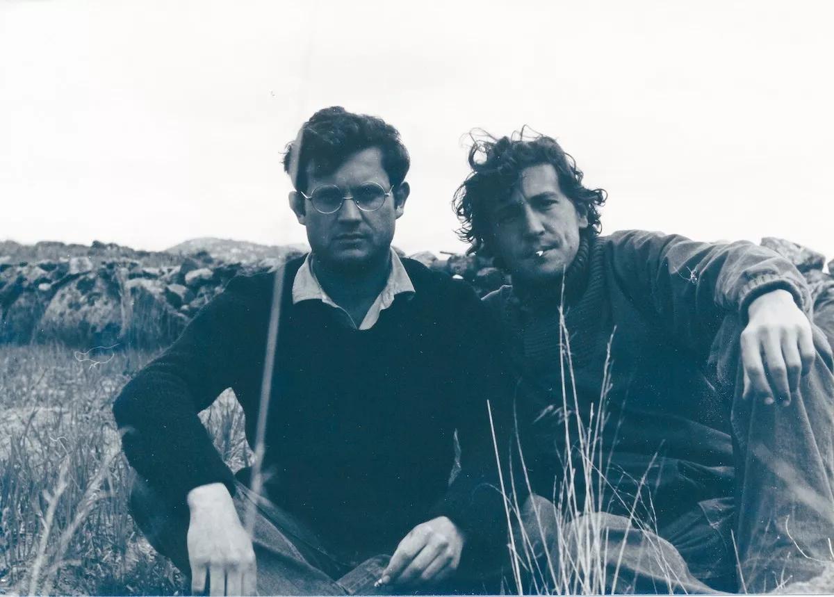 Paco y José Luis. Autorretrato en la comarca de La Vera, hacia 1978.