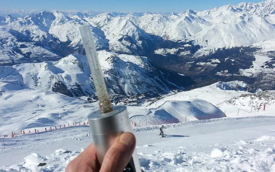 Healthy Stoner en los Alpes