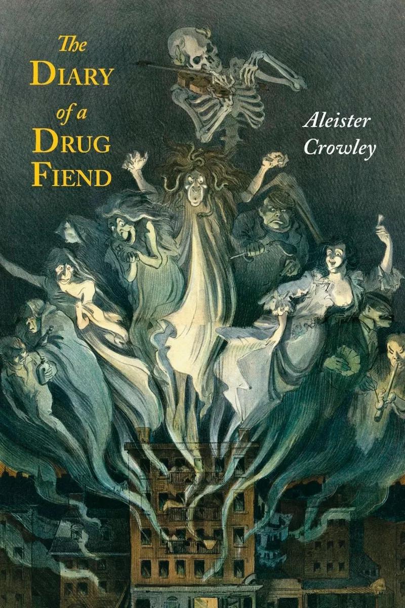 Portada de "The diary of a drug fiend"