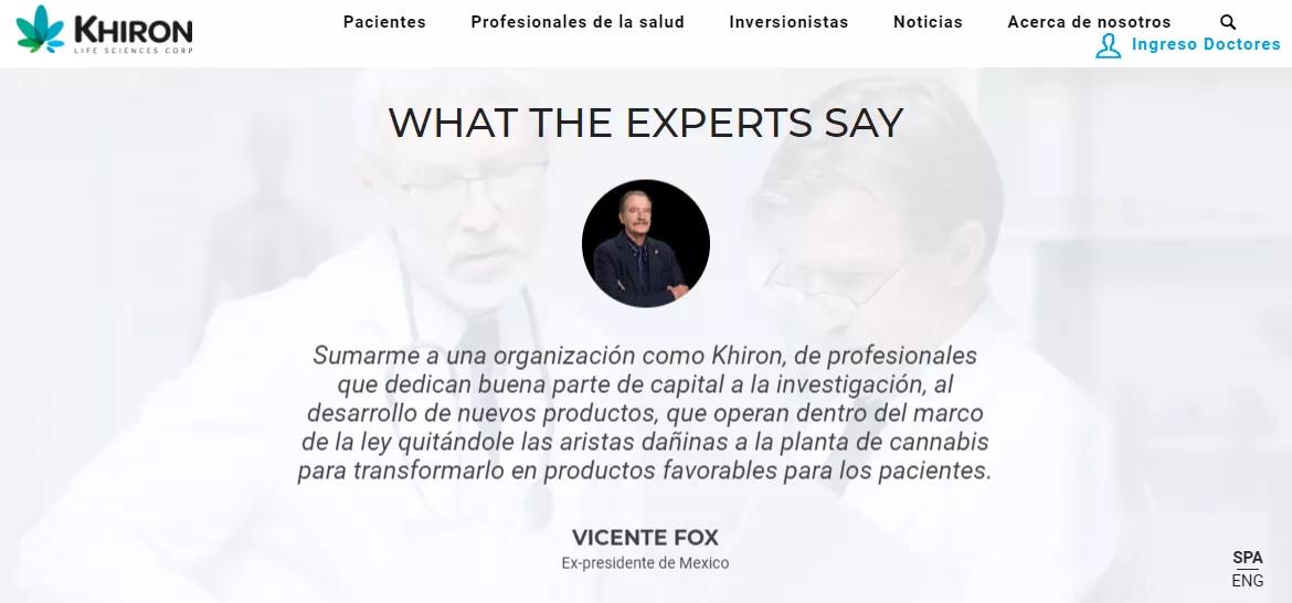 Vicente Fox anuncia en las redes su plataforma de marihuana medicinal