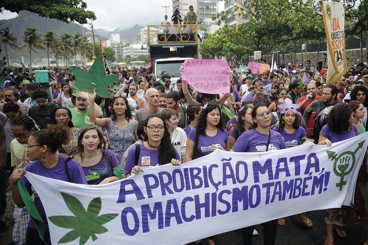 Manifestación en Brasil