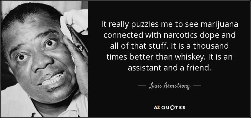 Louis Armstrong, el genio que amaba el cannabis
