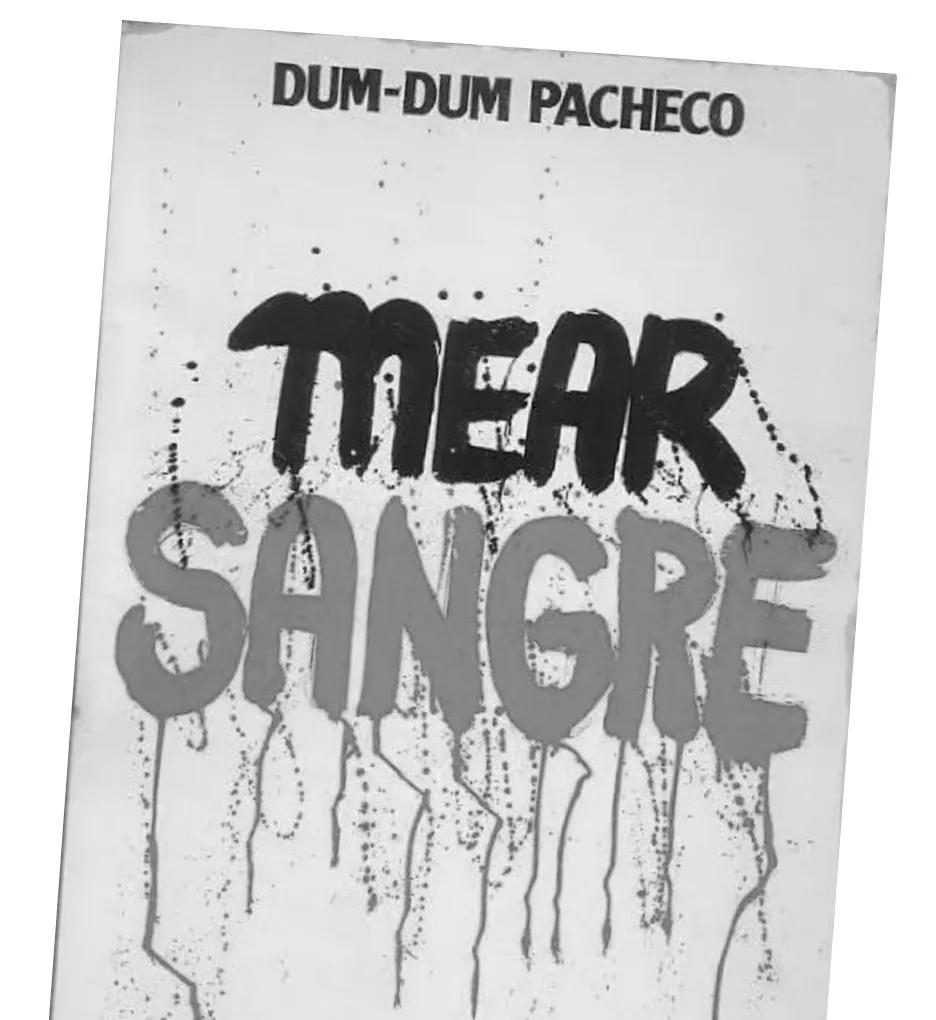 Portada de la primera edición de Mear sangre