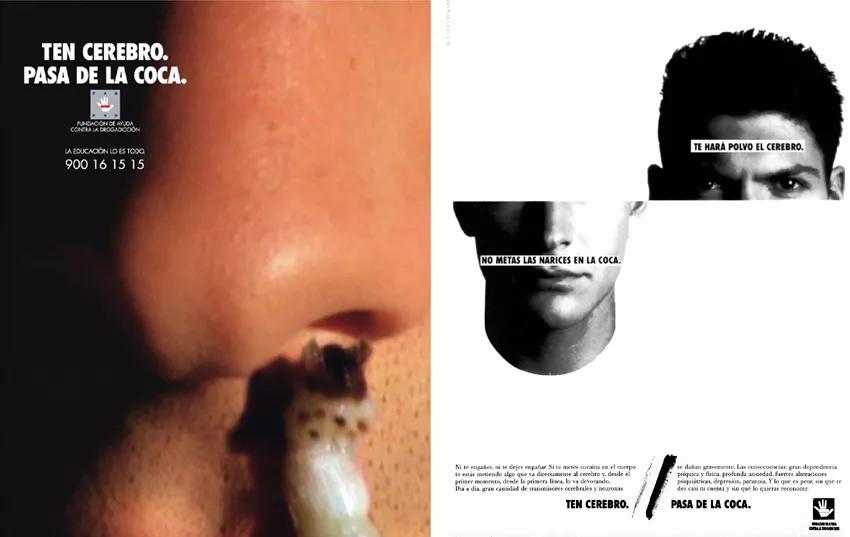 Imágenes de una de las campañas más recordadas, creada en 1992 por la agencia Saatchi & Saatchi.