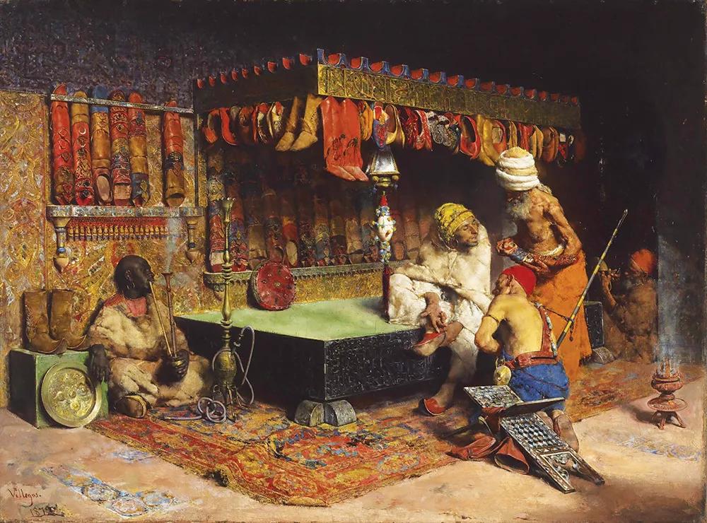 El mercader de babuchas en Marruecos (1872), de José Villegas, The Walters Art Museum, Baltimore