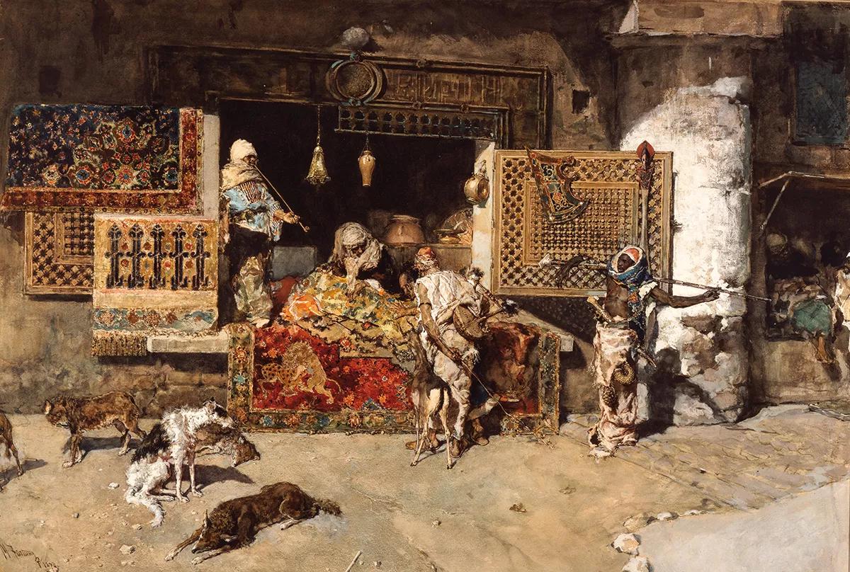 El mercader de babuchas en Marruecos (1872), de José Villegas, The Walters Art Museum, Baltimore