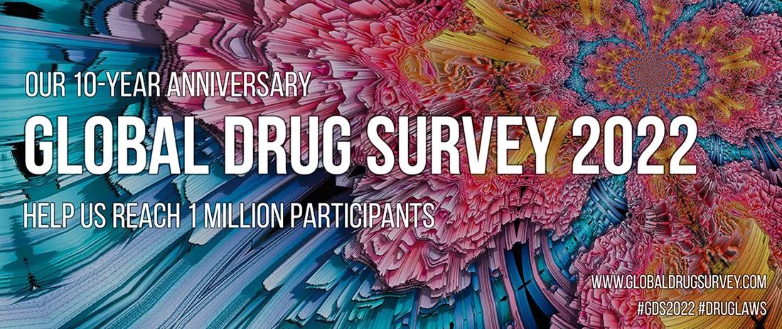 La Encuesta Global sobre Drogas vuelve y cumple una década con la edición 2022