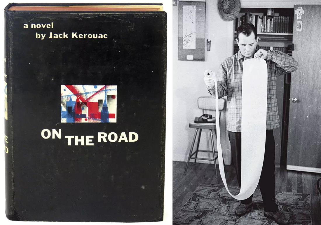 Cubierta original de  la primera edición de On the Road (1957).